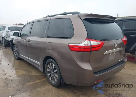 2018 Toyota Sienna Limited Premium 7 Passenger from USA, damaged, VIN 5TDYZ3DCXJS962853
